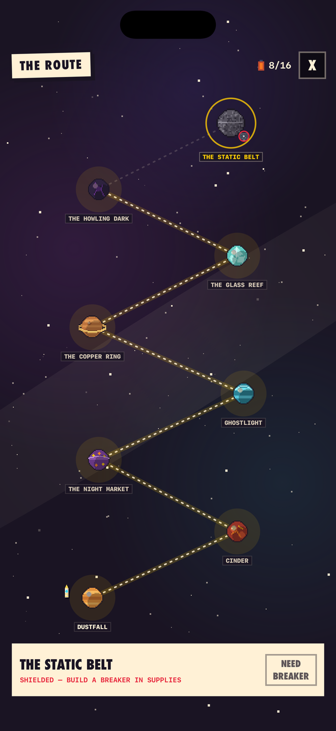 The star map: eight worlds on a route